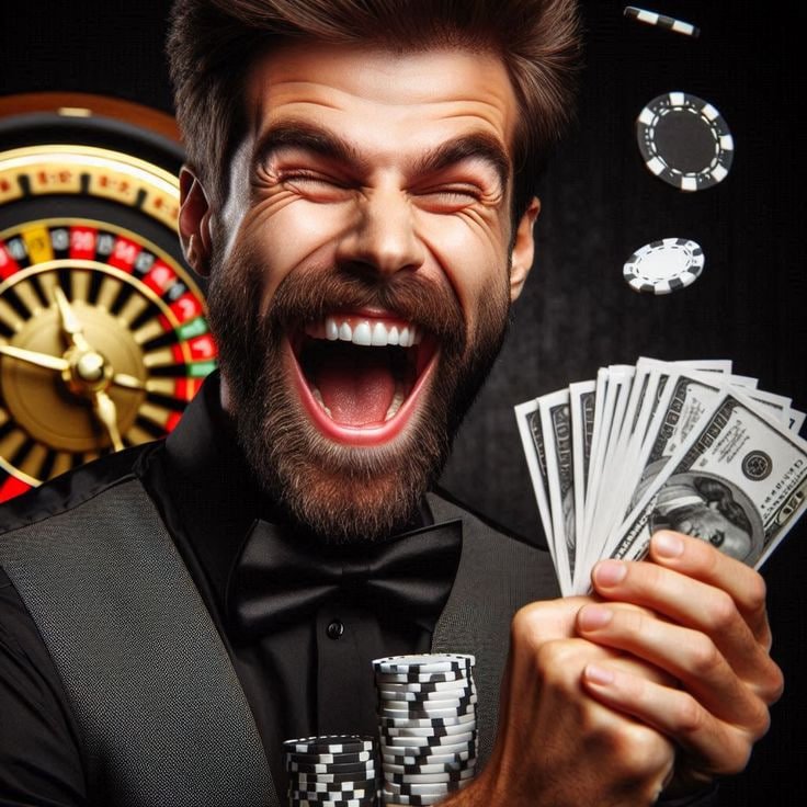 Filipino player celebrating a big win on 999 Casino sports betting